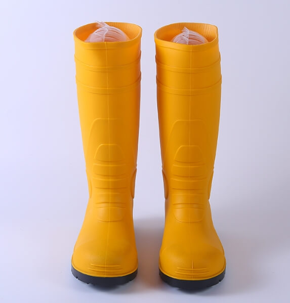 wholesale factory safety rain boots unisex anti slip green rain boots pvc waterproof garden rain boots