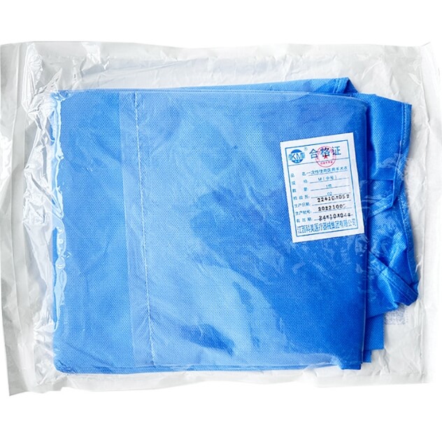 sms 45g sterile medical surgical apron gown disposable reinforced isolation gowns single use hospital examination workwear gown