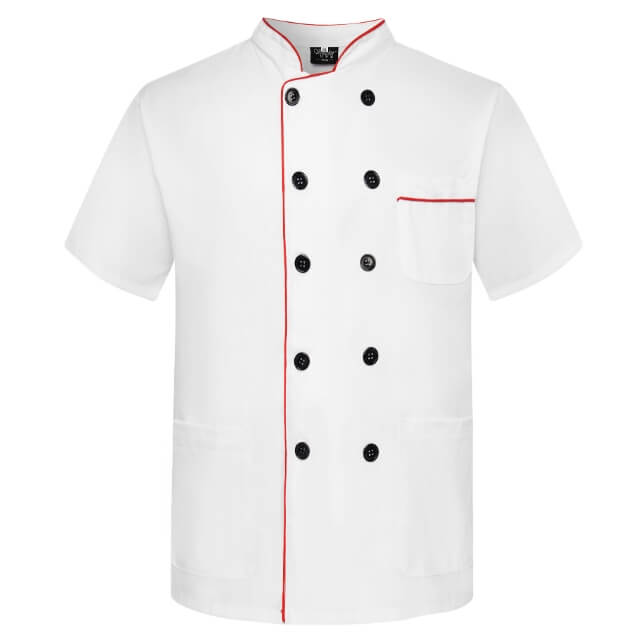 chef overalls short sleeve hotel restaurant back kitchen work clothes chef clothing men and women canteen uniforms