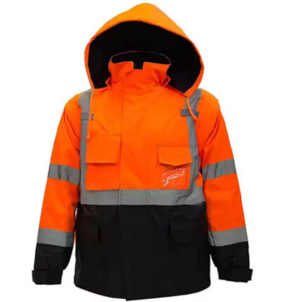 High-visibility reflective jacket for enhanced safety in the workplace