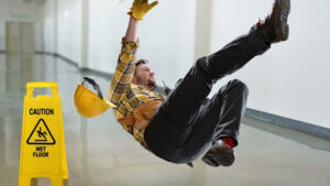 Slip and Fall Due to Lack of Slip-Resistant Footwear