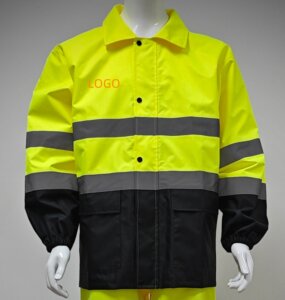 rain coat with logo 