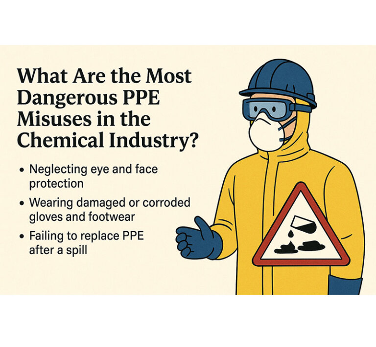 what are the most dangerous ppe misuses in the chemical industry
