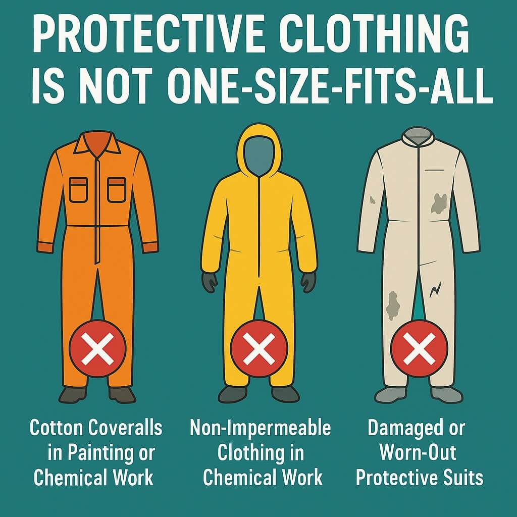 ppe protective clothing mistakes job specific safety
