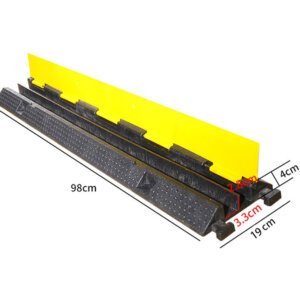 custom rubber cable protector / cable duct / cable cover – heavy duty floor cable ramp