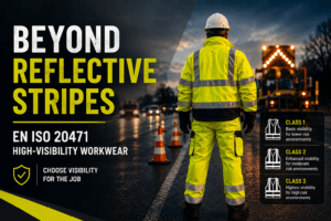 EN ISO 20471 high-visibility workwear with Class 1, 2 and 3 visibility levels