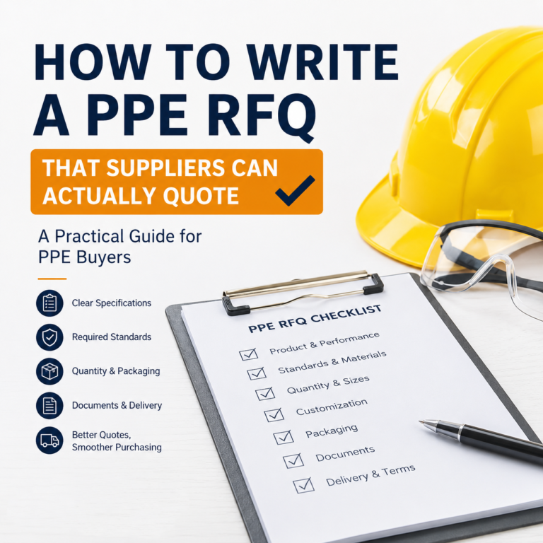 CHEAMY PPE RFQ buyer guide showing key requirements for writing a clear PPE request for quotation