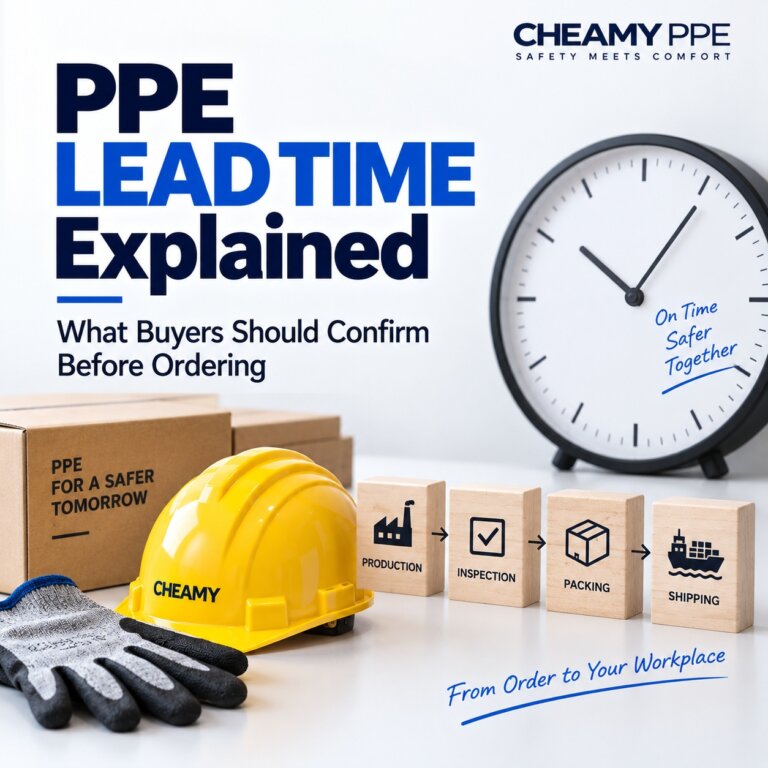 PPE lead time explained for buyers before ordering